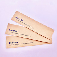 Emballage en papier Kraft écologique avec Logo personnalisé imprimé, biodégradable, pour aliments, thé, café