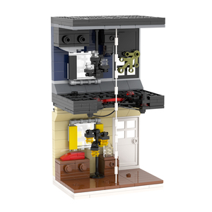 MOC1115 Casa <span class=keywords><strong>del</strong></span> <span class=keywords><strong>Mundo</strong></span> Volteado, 287 Piezas, Bloques de Construcción, Modelo de Escena Creativa, Ladrillos de Ensamblaje DIY, Juguetes para Niños - Product Image 3