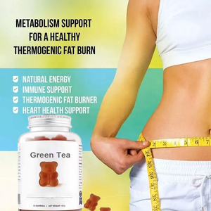 Ausreson dimagrimento cina estratto di tè verde Matcha Gummies integratori di energia bruciagrassi tè verde - Product Image 2