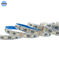 Bande LED flexible à haute valeur CRI 5050 RGBW DC12V/DC24V, lumières de Noël imperméables RGBWW RGB, bande LED intelligente pour la décoration