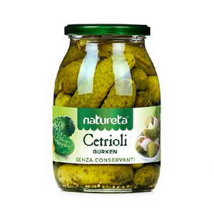 Natureta 1 kg X 6 Pz Sour Brine-<b>Pickled</b> Cucumbers (Gurken/Cetrioli) No Preservatives <b>Jar</b>-Packed ETA KAMNIK - Product Image 2