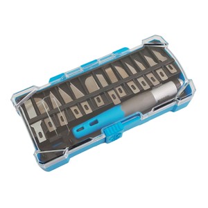 Art Carving Knife Set 14PC Aluminum Alloy Precision Blade Student Craft Tool for Wood Engraving and Model Making - Product Image 5