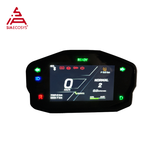 Waterproof Speedometer Motorcycle Universal SCJV4-01 4.3inch with Tire Pressure Sensor Digital Electric Scooter Speed Meter
