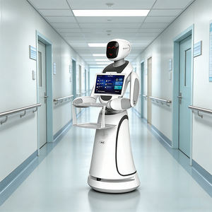 <span class=keywords><strong>Robot</strong></span> de livraison alimentaire autonome commercial avec navigation intelligente multi-plateaux pour restaurants, hôtels, cafés et services de traiteur - Product Image 1