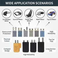 Disyuntor de corte térmico con termostato bimetálico HC02, funciona con batería eléctrica para uso doméstico en coche, nutria PCB de acción a presión
