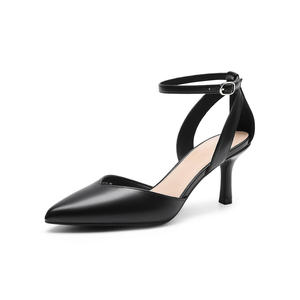 Chaussures élégantes pour femmes, bout pointu, talons fins, talons aiguilles, brides à la cheville, chaussures de mariée, sandales confortables - Product Image 1