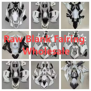 Kit de carénage de moto 100% compatible avec Kawasaki Versys650/KLE650 2015-2020, non peint, en plastique ABS, couleur blanche - Product Image 4