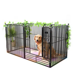 Offre Spéciale classique Portable extérieur en acier pliable chien parc clôture petit parc pour animaux de compagnie pour animaux de compagnie jeu clôture