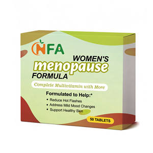 Tabletas de Fórmula para la Menopausia para Mujeres, Suplemento Dietético con Vitamina A, Apoya la Salud de la Piel y Reduce los Brotes de Calor - Product Image 1