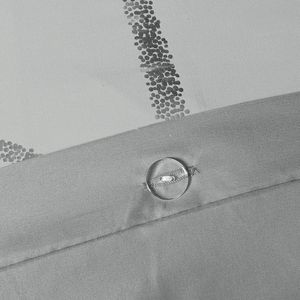 Parure de lit géométrique à motif métallique 3 pièces, taille King/Twin, en polyester tissé, pour chambre moderne - Product Image 6