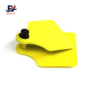 Passive UHF RFID Long Range Animal Ear Tag with ISO 18000-6C 840~960Mhz Cattle sheep bison