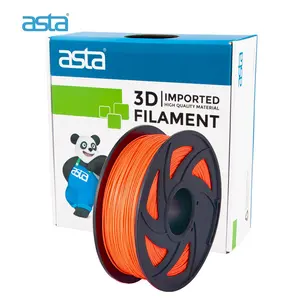 ASTA ขายส่งพรีเมี่ยม TPU วัสดุ3D เครื่องพิมพ์เส้นใยสีส้ม1.75มม.1กก.1ม้วนออกแบบฟรีกล่อง