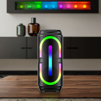 Speaker Kolom Portabel Bertenaga dengan USB untuk Pencahayaan LED RGB, Mikrofon Terintegrasi, Output 5W - Sistem Suara Generasi Baru