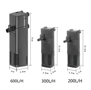 Klein 3-in-1 plastic aquariumfilter met laag waterstand, onderwater, ingebouwde zuurstofgenerator en waterzuivering - Product Image 5