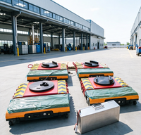 Chariot électrique industriel télécommandé de 60 tonnes 120A, autonomie de 5 heures, avec mouvement flexible pour installations minières