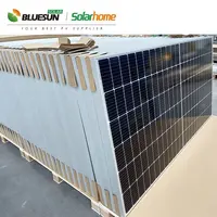 Painéis solares 450w 500w 550w, painéis solares meia célula kit de painéis solares para casas