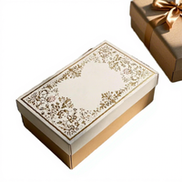 Emballage de parfum pour homme innovant, boîte cadeau rigide, impression personnalisée en gravure, boîte pliable en carton avec couvercle rabattable, matériaux recyclés