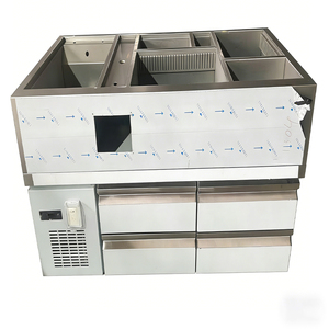 Station de mélange étanche en acier inoxydable 316 avec ouvre-bouteille et plateau anti-goutte, portable pour événements extérieurs et clubs - Product Image 2