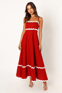 Envío Aéreo Rápido, Elegante Vestido Largo sin Mangas con Tirantes Finos, Novedades 2024, Vestido Largo Estampado - Product Image 6
