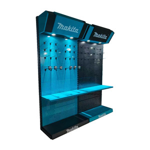 Ido bán sỉ phần cứng <span class=keywords><strong>Pegboard</strong></span> sàn kim loại giá treo móc kệ công cụ cửa hàng triển lãm sản phẩm hiển thị đứng - Product Image 1