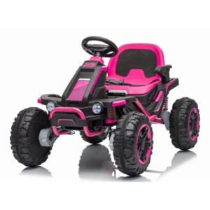 سيارة أطفال كهربائية جديدة قوية 36 فولت بمحركين 300 واط مع مقعد قابل للتعديل للأطفال من 2 إلى 4 سنوات، مصنوعة من البلاستيك مع إضاءة وسرعة تتراوح بين 5-7 كم/ساعة - Product Image 1