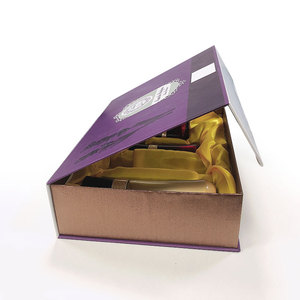 Luxury Perfume Rigid <b>Box</b> with Gold Satin Protective Magnetic Gift Packaging for <b>Glass</b> Bottles Elegant Embossing Printing - Product Image 4