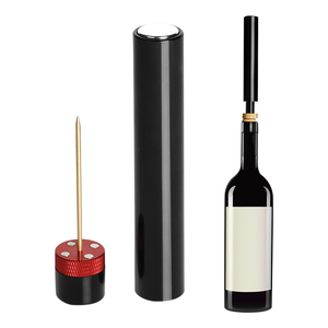Wholesale Portable Stainless Steel Air Pump Wine <b>Bottle</b> Opener Safe Pin <b>Cork</b> Remover Corkscrew Kitchen Tools Bar Accessories - Product Image 2