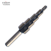 FEIDA Lot de 5 forets hélicoïdaux métriques et impériaux à cannelures droites avec finition oxyde noir, garantie 3 ans pour le métal, personnalisables