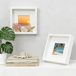 <span class=keywords><strong>IKEA</strong></span> Sannahe Marco de fotos grueso de 25x25 cm, marco de fotos tridimensional, marco de fotos para almacenamiento y exhibición - Product Image 3