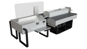 High Quality Fashionable Appearance High Definition Screen Automatic Moving Belt Self Checkout <b>Counter</b> - Product Image 4