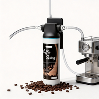Filtre à eau pour café sans réservoir en plastique à installation rapide, filtration en 5 étapes, fonctionnement manuel pour la maison, l'hôtel, le café commercial
