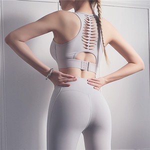 Vêtements de sport de Sport de <span class=keywords><strong>Course</strong></span> Taille Haute <span class=keywords><strong>Legging</strong></span> Sportswear Femmes Sans Couture Yoga Ensemble - Product Image 2
