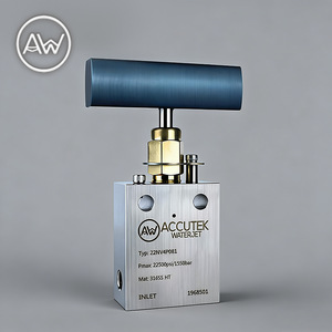 Válvula de Cierre de Agua Accutek 22500Psi 316SS HT, Válvula de Aguja Manual para Agua, Aceite, Aire, Conexión NPT - Product Image 2