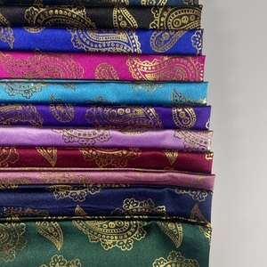 Thiết Kế Mới Bóng Lá In Mỹ Lụa Satin Vải Cho Thời Trang Quần Áo Sử Dụng - Product Image 3