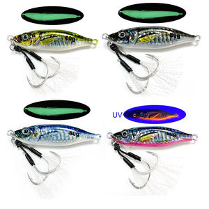 เหยื่อตก<span class=keywords><strong>ปลา</strong></span>ทะเลโลหะปลอมแบบจิ๊กน้ำเค็ม 60 กรัม 40 กรัม พิมพ์ลาย 3 มิติ สำหรับตก<span class=keywords><strong>ปลา</strong></span>แบบสโลว์พิทช์ - Product Image 1