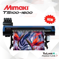 Imprimante Mimaki TS330-1600 à sublimation/solvant 2027 pour textiles et vêtements, à base d'encre à sublimation par transfert thermique à l'eau Mimaki TS330-160