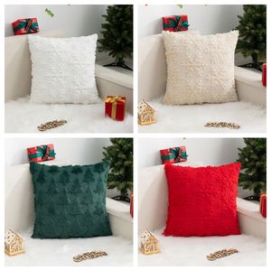 Christmas Throw Pillow Case Without Core Snowflake Christmas Tree Home Sofa Back <b>Cushion</b> <b>Pad</b> Holiday Decorative <b>Cushion</b> Cover - Product Image 4