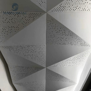 Giá rẻ giả thả trần/Tấm tường Nhôm Trần tiêu đề thiết kế cho hội trường mái trang trí - Product Image 4