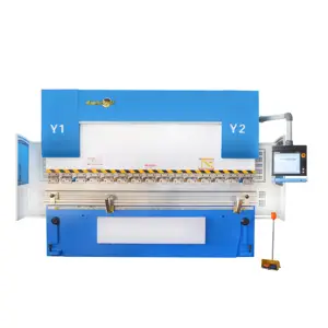 Prensa dobradeira hidráulica para máquinas de dobra CNC de aço metálico 135t 1200mm, equipamento industrial