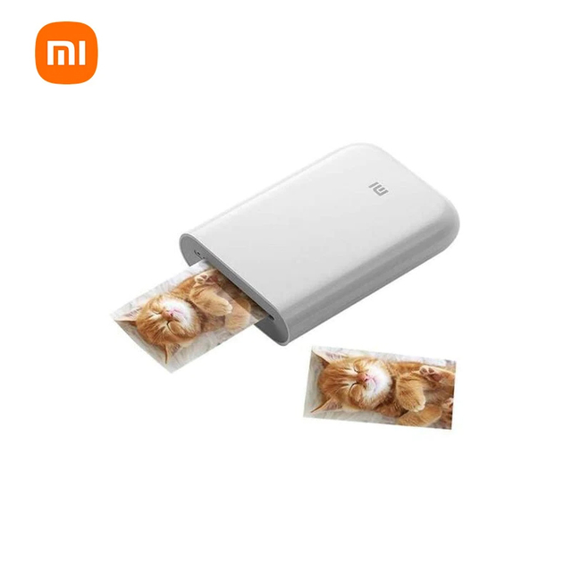 For Mi Color Portable Photo Printer ZINK Thermal Mini Pocket Wireless with USB & for Support for Mi Home APP