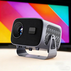 Projecteur domestique HD 720P avec mise au point automatique et <span class=keywords><strong>correction</strong></span> de la distorsion trapézoïdale, 200 lumens ANSI, système Android intégré, projecteur intelligent pour la maison - Product Image 2