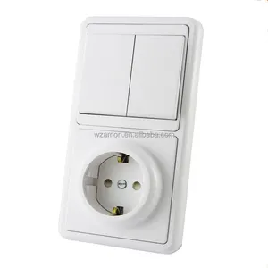 surface light electric switch wall socket european russian eu socket