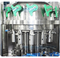 Machine de remplissage et de bouchage automatique à grande vitesse certifiée CE pour bouteilles en verre, bière, soda, jus, 1500-3000BPH, facile à utiliser
