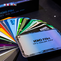 HOHOFILM 1,52X3M Film de Protection de Peinture TPU Brillant Bleu Chine, Auto-Réparant Anti-Rayures, Garantie 8 Ans pour Voiture