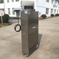 Nouvelle Chambre de Fermentation Commerciale à Double Porte en Acier Inoxydable Lianfu, 64 Plaques, Chariot à Pousser, Circulation d'Air Chaud pour Boulangerie, 220V