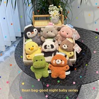 Peluche Panda, Pingouin, Ours en maille brodée, Jouet anti-stress, Jouet pour machine à griffes, Animaux en peluche