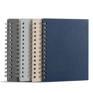 Carnet à spirales avec couverture en papier kraft B5 A5 A6, fabricant chinois, impression personnalisée, agenda, journal - Product Image 2