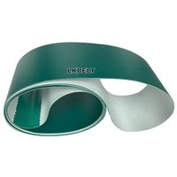 Bande transporteuse en PVC conforme aux normes REACH et ROHS, surface lisse, fabricant de bandes transporteuses industrielles OEM