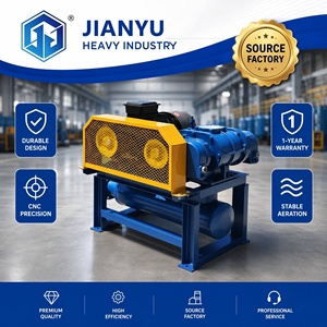 Souffleur à racines, utilisé pour l'oxygénation en aquaculture en étang et en pisciculture, série JYSR, 220V, 3kW, bon prix. - Product Image 1