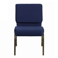Chaises d'église à cadre métallique et revêtement en tissu, prix de gros fournisseur chinois